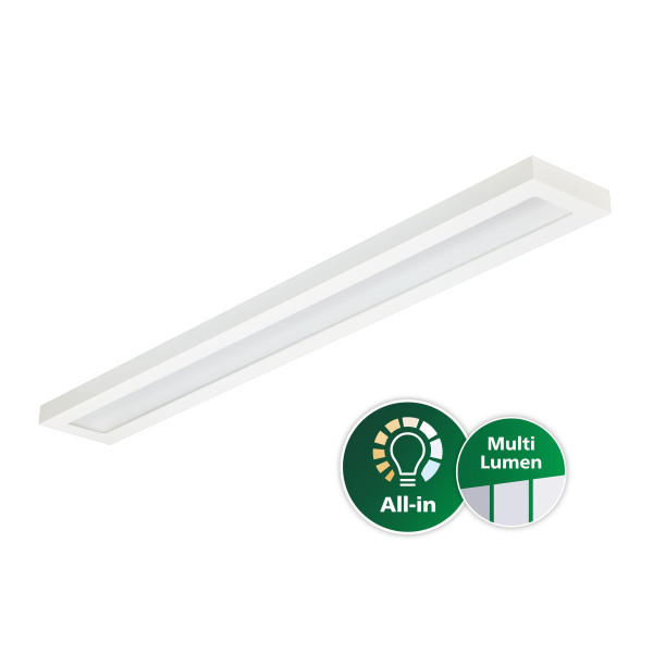 Coreline plafonnier led 1570 sm136v 830 on/off ugr25 22,5w 3400lm multi lumen