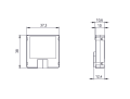 Module encastré 2 entrées, ta 2.1 knx. interface pour bouton poussoir.