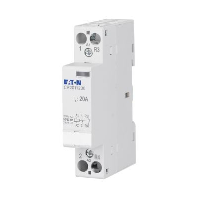 Relais modulaire, 20a, 230v ac/dc, 1no+1nc