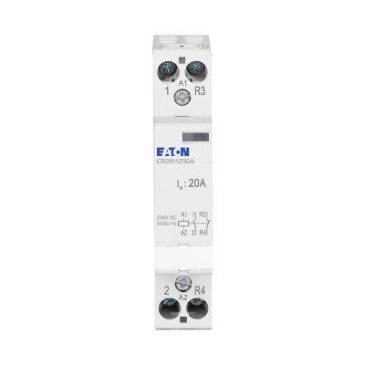 Relais modulaire, 20a, 230v ac, 1no+1nc