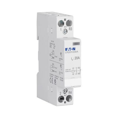 Relais modulaire, 20a, 230v ac, 1no+1nc
