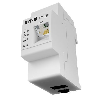 Compteur d’énergie eaton emd3p, 3p, din, modbus-tcp, 63a
