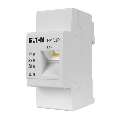 Compteur d’énergie eaton emd3p, 3p, din, modbus-tcp, 600a