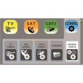 Mesureur de champs numerique hd terrestre et satellite (ecran 5'' tactile)