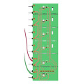Carte interface bouton platine gtv62 1 rangée avec éclairage 