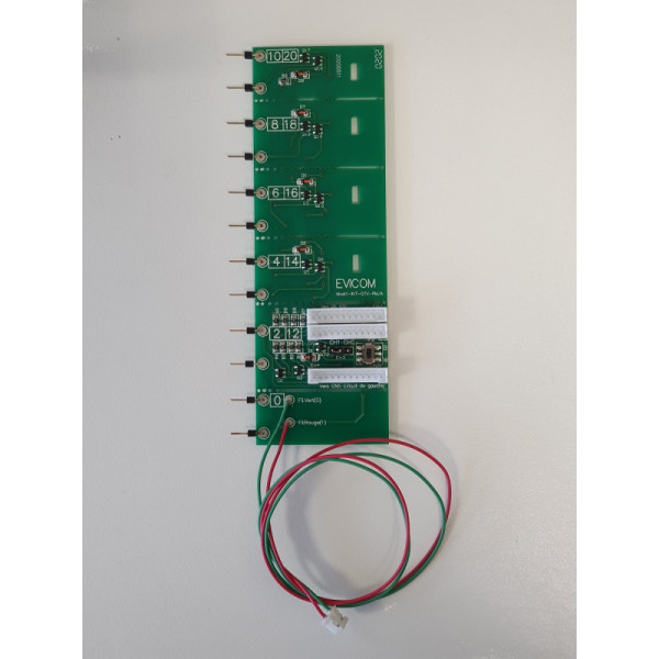 Carte interface bouton platine gtv62 2 rangées avec éclairage version master