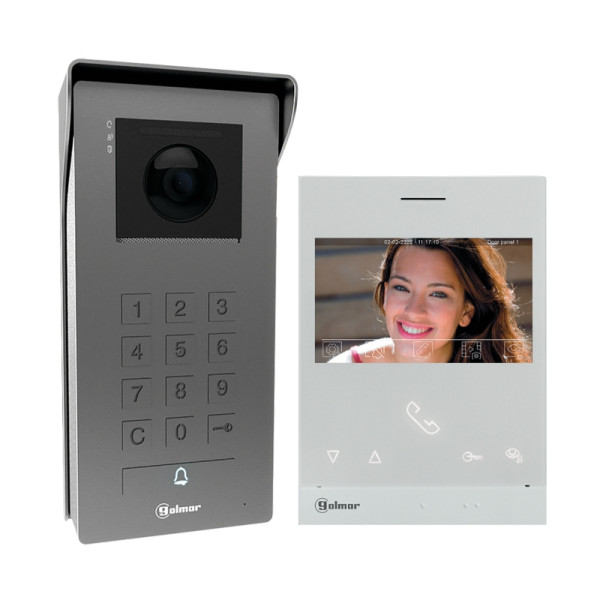Kit vidéo soul access lite 1 appel + clavier avec moniteur art4 x lite