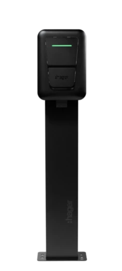 Witty pro borne de recharge ip54 1x 7,4/22kw 1p/3p t2+rfid+web app+ocpp+mid