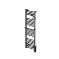 Ezybain radiateur sèche serviettes 500 w largeur 400 satin noir