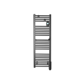 Ezybain radiateur sèche serviettes 500 w largeur 400 satin noir