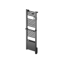 Ezybain boost radiateur sèche serviettes 300+800w largeur 400 satin noir