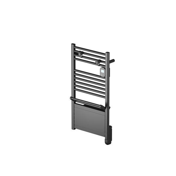 Ezybain boost radiateur sèche serviettes 500 + 1000 w largeur 500 satin noir