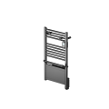 Ezybain boost radiateur sèche serviettes 500 + 1000 w largeur 500 satin noir