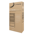 Ezybain boost radiateur sèche serviettes 500 + 1000 w largeur 500 satin noir