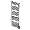 Ezybain radiateur sèche serviettes 1000 w largeur 600mm - satin noir