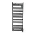Ezybain radiateur sèche serviettes 1000 w largeur 600mm - satin noir