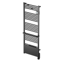 Ezybain boost radiateur sèche serviettes 1000 + 1000 w largeur 600mm- satin noir