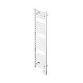 Nao-3eo sèche-serviettes fluide 500w - blanc - largeur 400 mm