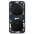 Pack control dooxie with netatmo + prise 2p+t - noir 