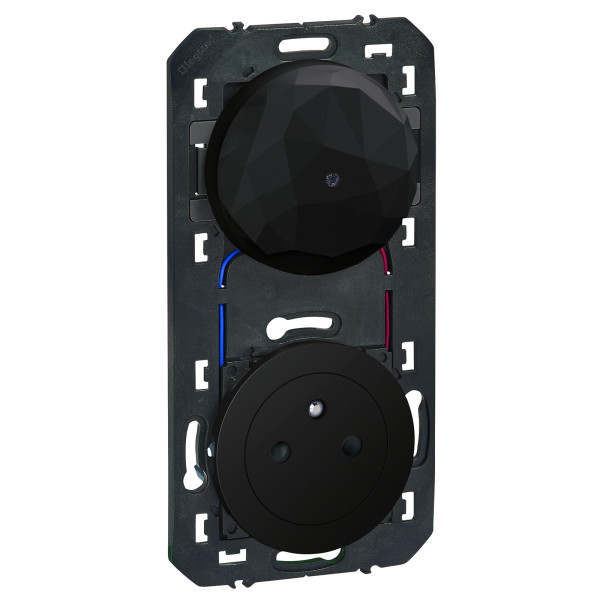 Pack control dooxie with netatmo + prise 2p+t - noir 