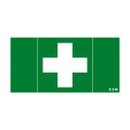 Pictogramme ultraled2 / planete2 es avec une croix blanche sur fond vert