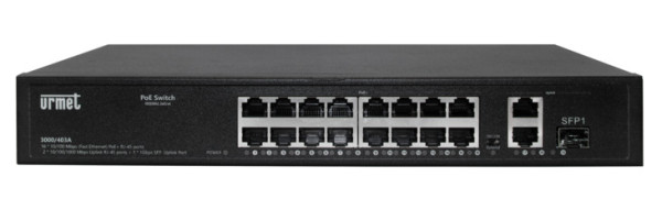 Switch poe 16 ports + 2