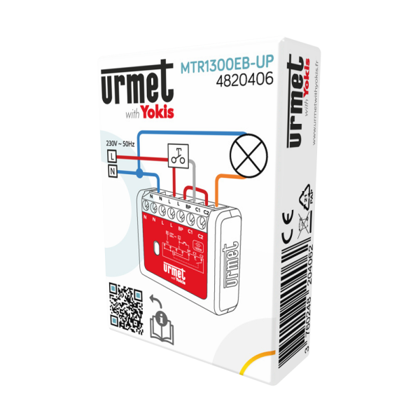 Micromodule télérupteur 1300w bornier À vis zigbee up personnalisé