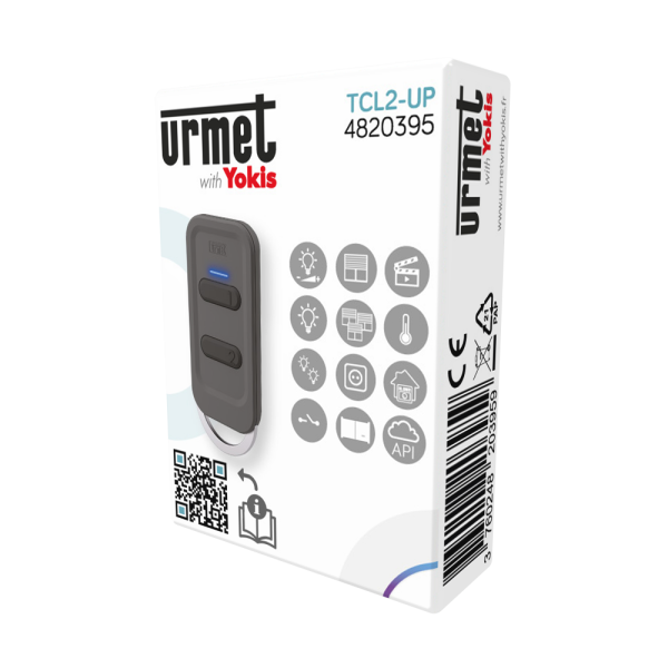 Télécommande porte clé 2 touches zigbee up personnalisé