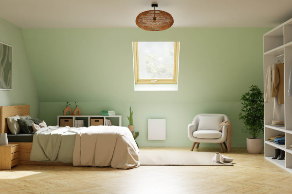 Etic nativ radiateur horizontal 750w - blanc