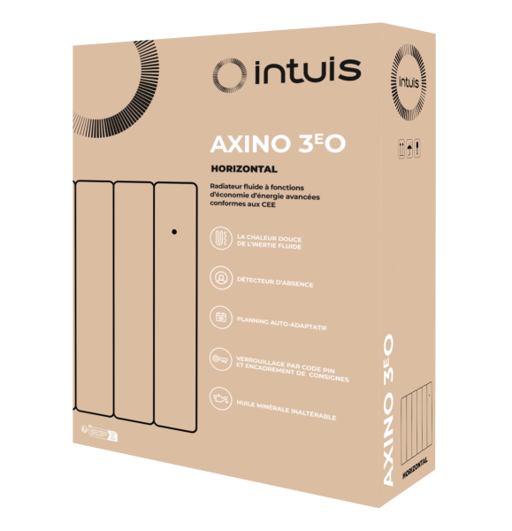 Axino 3eo radiateur horizontal - 2000w - blanc