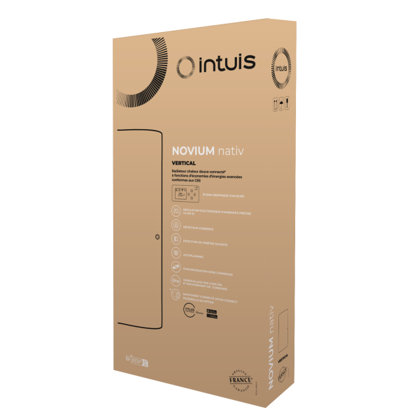 Novium  nativ radiateur horizontal 750w blanc
