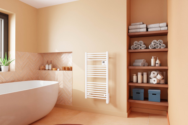 Ezybain nativ - radiateur sèche-serviettes 300 w largeur 400 blanc