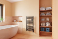 Ezybain nativ - radiateur sèche-serviettes 300 w largeur 400 noir satin