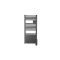 Ezybain nativ boost - radiateur sèche-serviettes 300+1000w lg 400 - noir satin