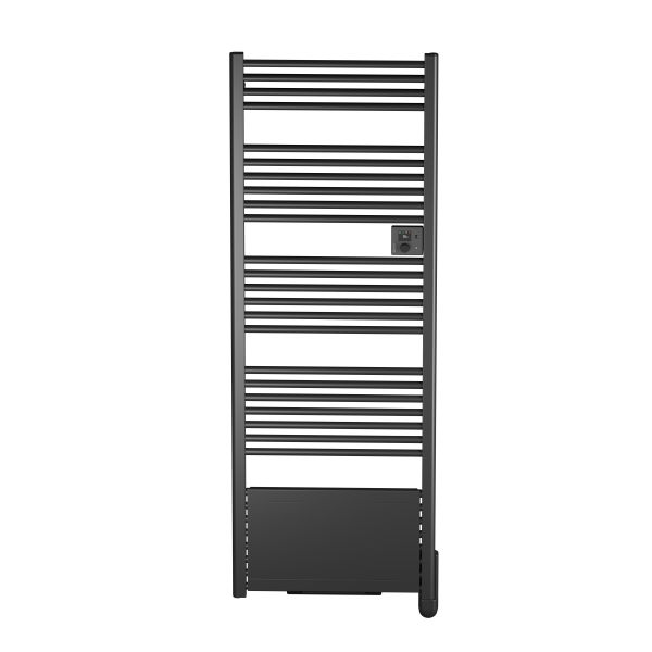 Ezybain nativ boost - radiateur sèche-serviettes 1000 + 1000 w lg 500 noir satin