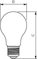 Master classe a lampe led bulb e27 4-60w 827 dim 840lm 50 000h filament dépolie
