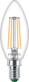 Master classe a flamme led e14 2,3-40w 827 485lm 50 000h filament claire