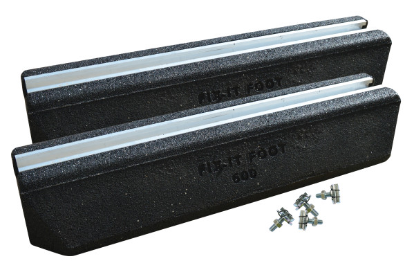 Kit rubber 600 avec visserie (paire)