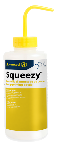 Squeezy bottle (1 l) bouteille vide pour l'amorçage des pompes