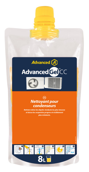 Advanced gel cc (490ml), nettoyant gel concentré pour condenseurs à diluer