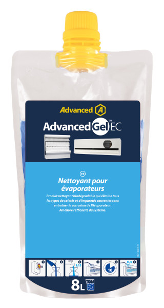 Advanced gel ec (490ml),  nettoyant gel concentré pour évaporateurs à diluer