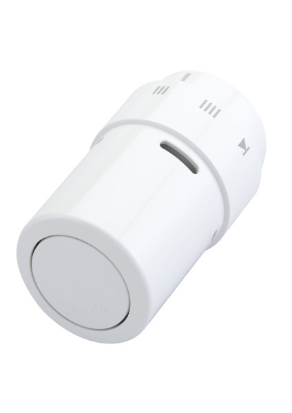 Rax, tête thermostatique blanche ral9016 pours corps danfoss ra