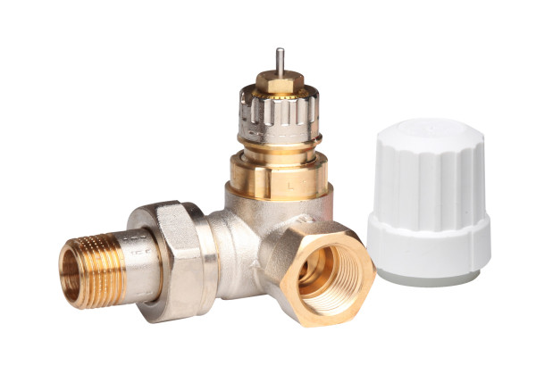 Ra-in 10 corps de robinet à kv réglable , 3/8" angle à droite du radiateur