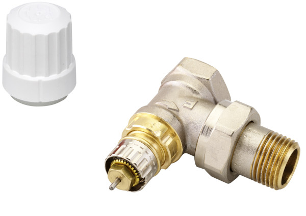 Ra-in 15 corps de robinet à kv réglable , 1/2" équerre dimensions nf