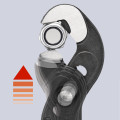 Clé ajustable - 250mm - gainage pvc - ouverture 10 à 32mm - 15 positions