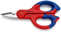 Ciseaux d électricien 155mm - gainage bi-matière - tranchant en inox