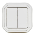 Double Va-et-Vient Plexo Legrand Blanc Etanche – Complet Encastré – IP55 – 10 AX – 250 V
