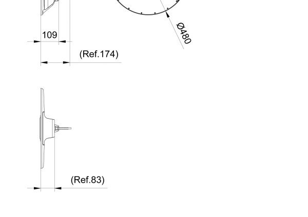 Coreline armature led by122p 840 dali nb 222w 40000lm ip66 ik08 100000h l70