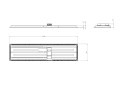 Coreline dalle led w30l120 rc132v gen6 830 interact ugr19 32w 4000lm 50000h l90