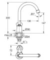 Robinet 1/2" costa l chromé